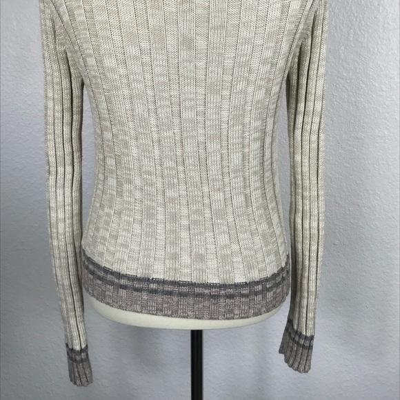 Free People Striped Hem Cardigan Sweater SW116 - Picture 6 of 7